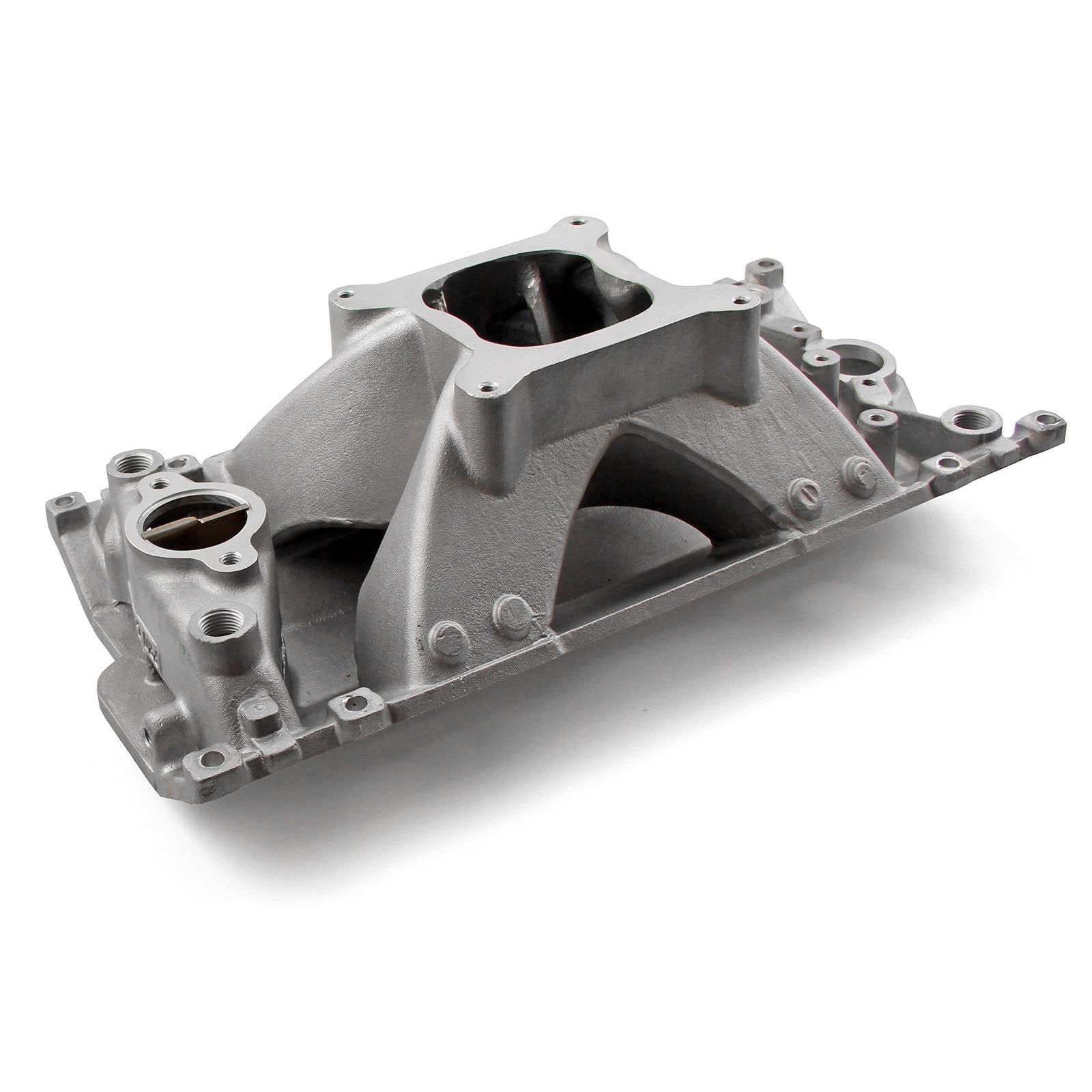 thumbnail image 2 of SBC Small Block Chevy 350/383 High Rise Intake Manifold – Satin Finish – 7000+ RPM 2 of 4