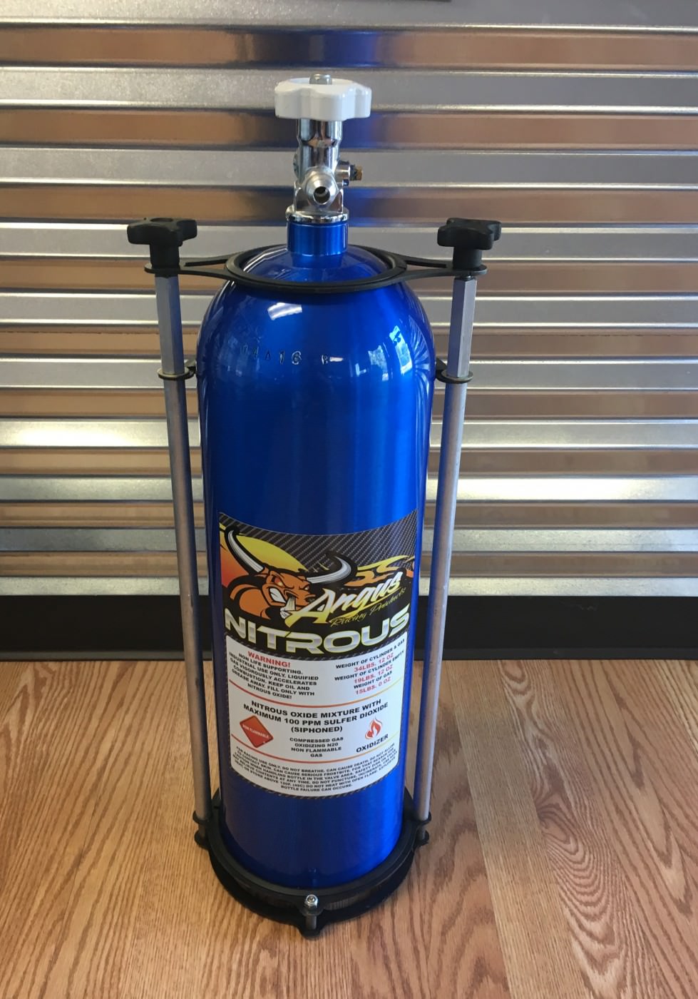 Angus Nitrous Single 15lb. Upright Bottle Bracket Angus Racing